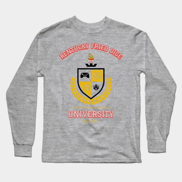 KFD University Long Sleeve T-Shirt by KYFriedDice